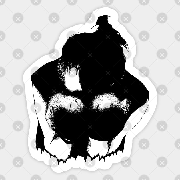Thom Yorke Portrait Art Sticker by surmind